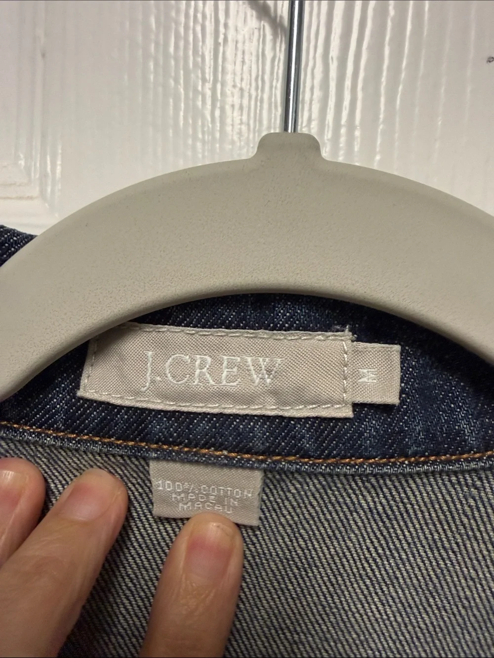 J. Crew Blue Denim Trucker Jacket
